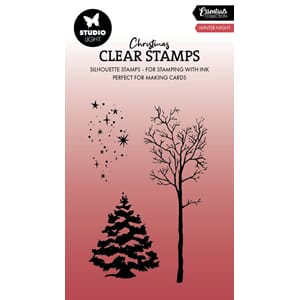 SL Clear Stamp Winter night Essentials  60x91x3mm 3 PC nr.71
