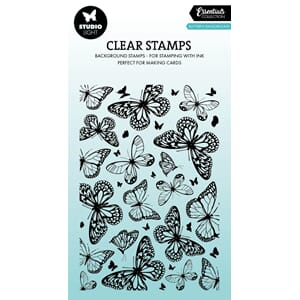Studio Light Butterfly Background Essentials Clear Stamps (S