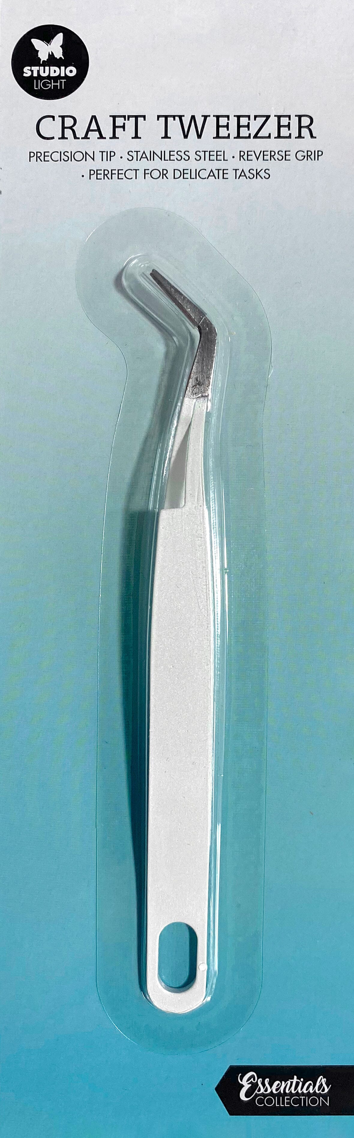 SL Craft tweezer Essential Tools 70x230x10mm 1 PC nr.01 - HOBBYLAGERET