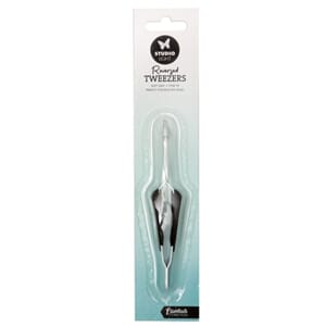 "Studio Light Reversed Tweezers Soft Grip Fine Tip (SL-ES-TW