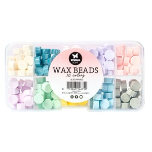 SL Wax Beads 10 colors Pastels Essentials Tools 127x65x20mm