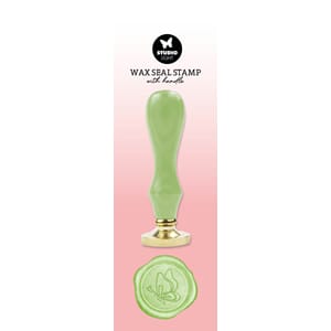 SL Wax Stamp with handle Green butterfly Essentials Tools 60