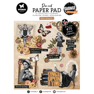 SL Die-cut Paper Pad Paper elements Grunge Collection 148x21