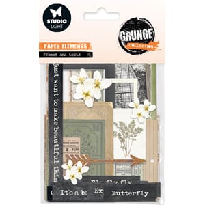 SL Paper elements Frames & texts Grunge Colle