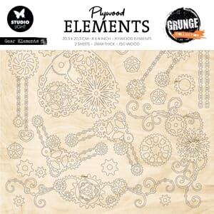 SL Plywood Elements Gear Elements Grunge Collection 203,2x20