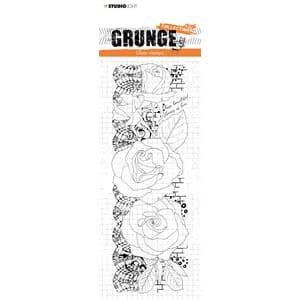 SL Clear Stamp Roses Grunge Collection 210x74x3mm 1 PC nr.20
