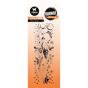SL Clear Stamp Snow drops Grunge Collection 148x52,2x3mm 1 P