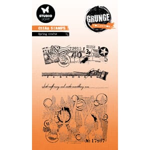 SL Clear Stamp Spring crafts Grunge collection 89x132x3mm 4