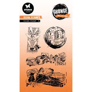 SL Clear Stamp Autumn stamps Grunge collection
