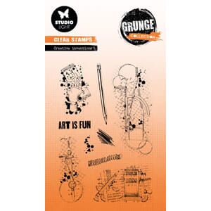 SL Clear Stamps Creative inventions Grunge Collection 89x132