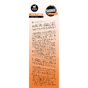 Studio Light Music Sheet Grunge Clear Stamp (SL-GR-STAMP839)