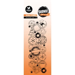 Studio Light Christmas Post Grunge Clear Stamp (SL-GR-STAMP8