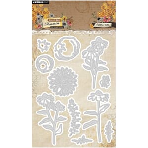 "Studio Light Sweet Bee Memories Cutting Dies Floral Bits (H