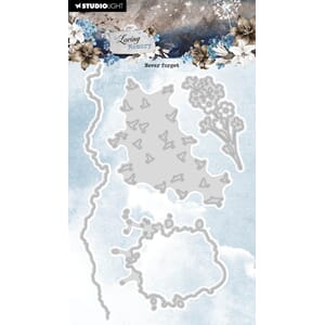 SL Cutting dies Never forget In Loving Memory 98x148x1mm 4 P