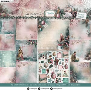 Studio Light Christmas Blush Designer Paper Pad Double-Sided