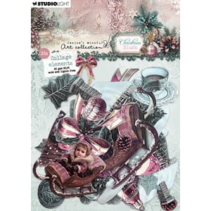 Studio Light Christmas Blush Collage Elements (35pcs) (JMA-C