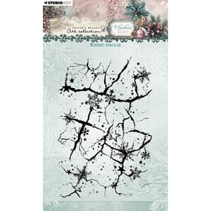 Studio Light Christmas Blush Clear Stamp Winter Crackle (JMA