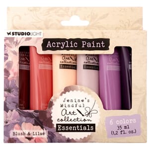 Studio Light Blush & Lilac Essentials Acrylic Paint 6x35ml (