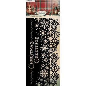 JMA Mask Snowy border Festive Nostalgia 105x210x1mm 1 PC nr.