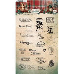 JMA Clear Stamp Christmas mail Festive Nostalgia 127x190x3mm