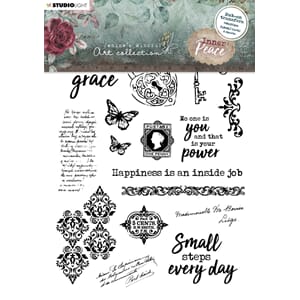 JMA Rub on Sticker Quotes & Vintage elements Inner Peace 148