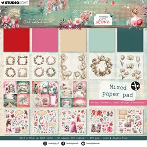 JMA Mixed Paper Pad Vellum, unicolor & elements Sending You