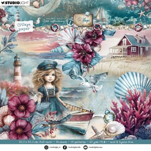 Studio Light Tide of Hope Collage Paper Backgrounds & Elemen