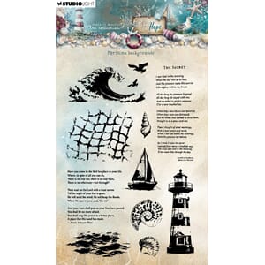 Studio Light Tide of Hope Clear Stamp Maritime Backgrounds (