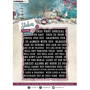 Studio Light Tide of Hope Stickers EN Quotes & Stamps (JMA-T