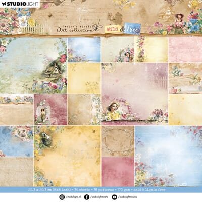 JMA Design Paper Pad Background designs Wild & Free 203x203x SL-JMA-WAF-DPP183.jpg