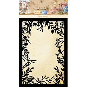 JMA Mask Sprig Border Wild & Free 148x210x1mm 1 PC nr.283