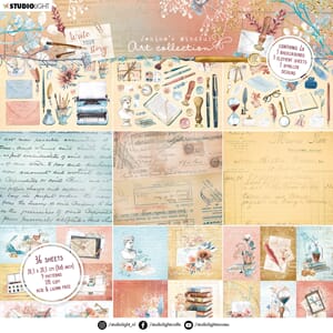 JMA Paper Pad Mixed designs Write Your Story 203x203x9mm 36