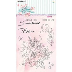 SL Clear Stamp Bloom Little Blossom 105x148x3mm 7 PC nr.197