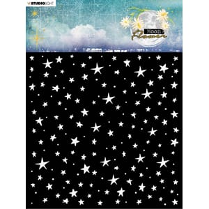 SL Mask Stars background Moon Flower Collection 150x150x1mm