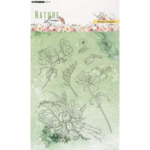 SL Clear Stamps Flower bouquet Nature Lover 99x139x3mm 7 PC