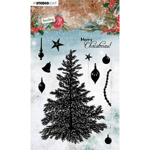 SL Clear stamp Build a Christmas tree Sending Joy 105x148mm