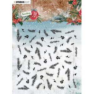 SL Clear stamp Background pattern Sending Joy 140x140mm nr.5