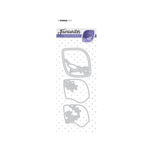 Studio Light embossing die cut layered Favourites nr.148