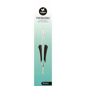 SL Tweezer  soft grip fine tip Essentials Tools 25x130x15mm