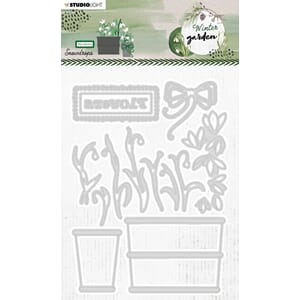 SL Cutting Die Snowdrops Winter Garden 103x140x1mm 14 PC nr.