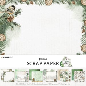 SL Scrap set Background paper Winter Garden 304,8x304,8x3mm