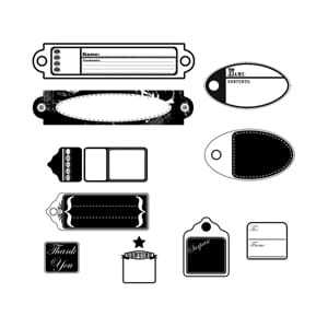Tags umontert stempel