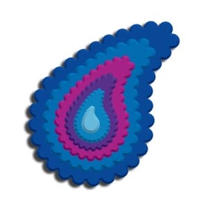 Classic Scalloped Paisley