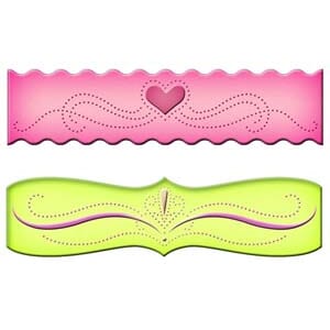 Ric Rac Scalloped, piercabilities