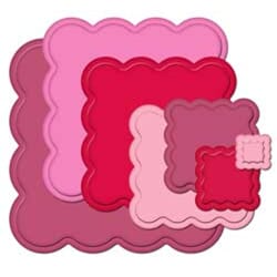 Big Scalloped Squares LG