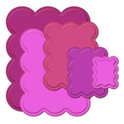 Big Scalloped Rectangles LG