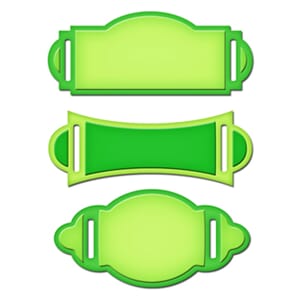 Ribbon Tags Trio Three