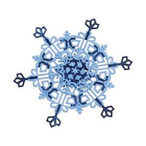 DIMENSIONAL SNOWFLAKES