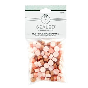 Spellbinders Must-Have Wax Bead Mix Coral (100pcs) (WS-117)