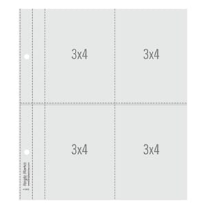"Simple Stories SN@P! Flipbook Page Refills 3x4 Inch (13313)